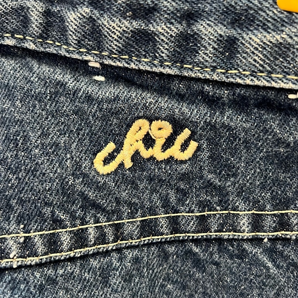 Vintage Chic Pleated Jeans